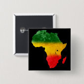 Topografisches Afrika-Button Button (Vorne & Hinten)