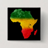 Topografisches Afrika-Button Button (Vorderseite)