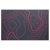 Topografisches Kartenmuster Stoff (Fat Quarter (45,7 x 55,9 cm))