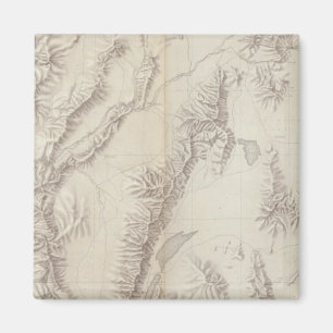 Topografisches Nevada Plateau Magnet