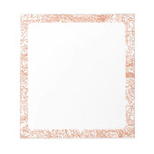 Topografisches Notepad Notizblock (Vorderseite)