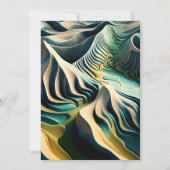 Topographic Currents Feiertagskarte (Vorderseite)