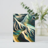 Topographic Currents Feiertagskarte (Stehend Vorderseite)