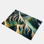 Topographic Currents Fußmatte (Schrägansicht)