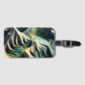 Topographic Currents Gepäckanhänger (Vorderseite (Horizontal))