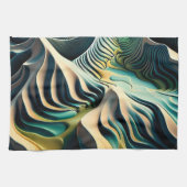 Topographic Currents Geschirrtuch (Horizontal)