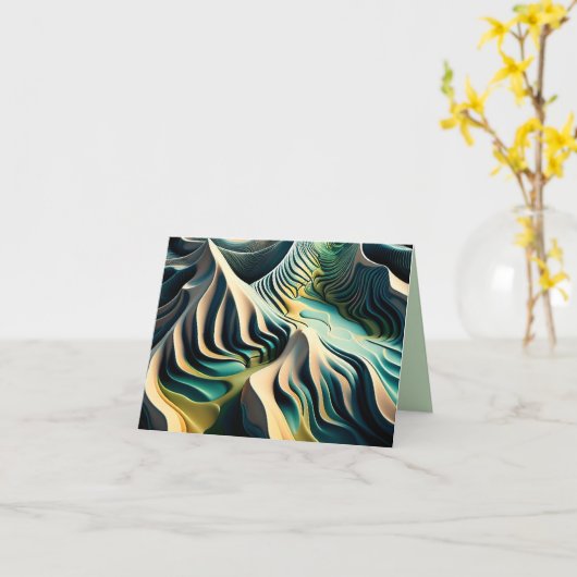 Topographic Currents Karte (Gelbe Blume)