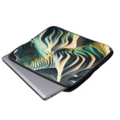 Topographic Currents Laptopschutzhülle (Vorne Knopf)