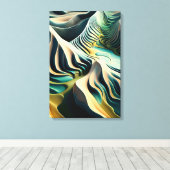 Topographic Currents Leinwanddruck (Insitu (Holzboden))