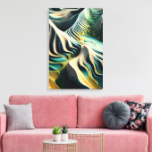 Topographic Currents Leinwanddruck (Insitu (Wohnzimmer))