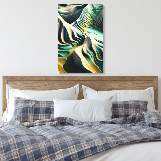 Topographic Currents Leinwanddruck (Insitu (Schlafzimmer))