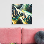 Topographic Currents Leinwanddruck (Insitu (Wohnzimmer))