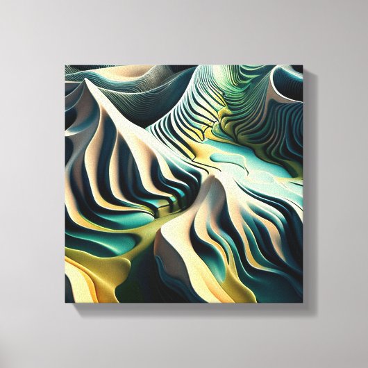 Topographic Currents Leinwanddruck (Vorderseite)