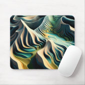 Topographic Currents Mousepad (Mit Mouse)