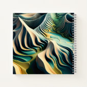 Topographic Currents Notizblock (Rückseite)