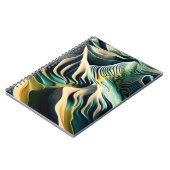 Topographic Currents Notizblock (Linke Seite)