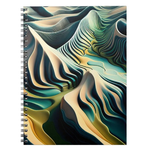 Topographic Currents Notizblock (Vorderseite)