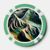 Topographic Currents Pokerchips (Rückseite)