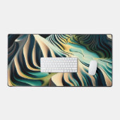 Topographic Currents Schreibtischunterlage (Tastatur & Maus)