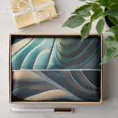 Topographic Currents Seidenpapier (Geschenk)