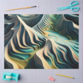 Topographic Currents Seidenpapier (Basteln)