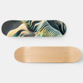 Topographic Currents Skateboard (Horizontal)