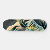 Topographic Currents Skateboard (Horizontal)