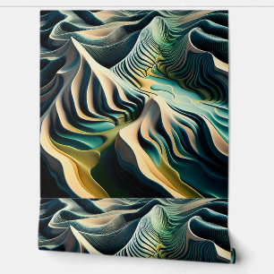 Topographic Currents Tapete