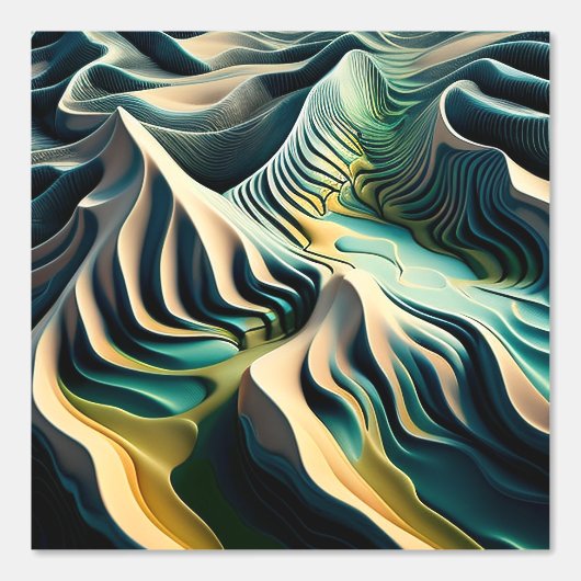 Topographic Currents Tapete (Vorderseite)