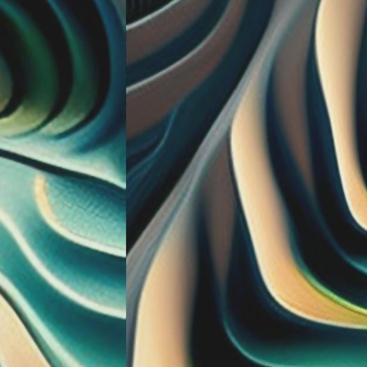 Topographic Currents Tapete (Naht)