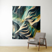 Topographic Currents Wandteppich (Beispiel)