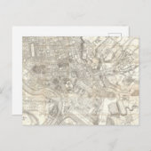 Topographic Map of Ancient Rome, Italy Postkarte (Vorne/Hinten)