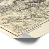 Topographical Map of The Yosemite Valley Poster (Ecke)