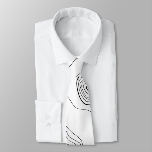 Topographie maap krawatte (Gebunden)