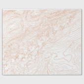 topographisch geschenkpapier (Flach)