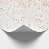 topographisch geschenkpapier (Ecke)