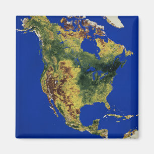 Topographische Ansicht des Nordens und des Magnet