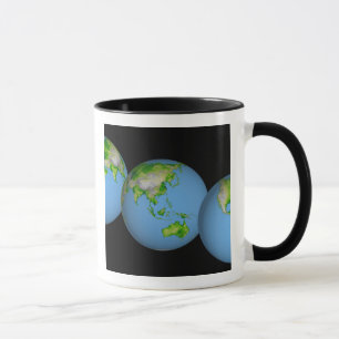 Topographische Ansichten der Welt Tasse