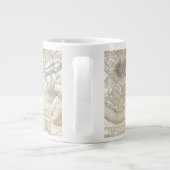 Topographische Karte des antiken Rom, Italien Jumbo-Tasse (Rückseite)