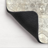 Topographische Karte des antiken Rom, Italien Mousepad (Ecke)