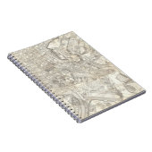 Topographische Karte des antiken Rom, Italien Notizblock (Rechte Seite)