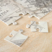 Topographische Karte des antiken Rom, Italien Puzzle (Seite)