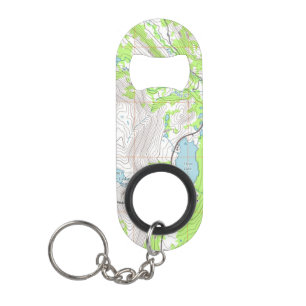 Topographische Karte Mini Flaschenöffner