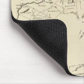 Topographische Karte Mousepad (Ecke)