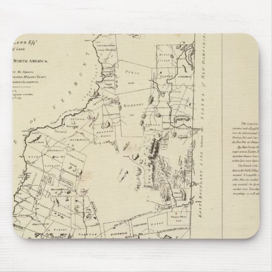 Topographische Karte Mousepad (Vorne)