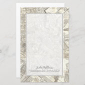 Topographische Karte von altem Rom, Italien (Vorne/Hinten)