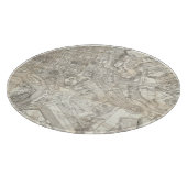 Topographische Karte von altem Rom, Italien Schneidebrett (Ecke)