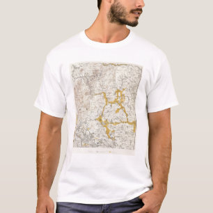 Topographische und Glazial- Karte von New T-Shirt