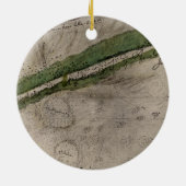 Topographisches Diagramm des Schlachtfeldes des Keramikornament (Hinten)