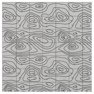 topographisches kartografisches graues Gewebe Stoff